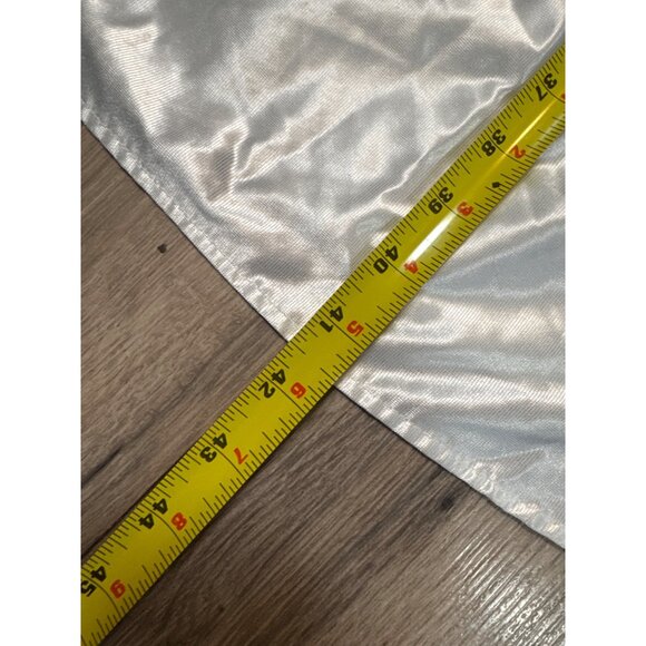 Vintage Cachet Modest Bridal Nightgown Satin & Lace Petite Medium Sears White - Picture 10 of 11